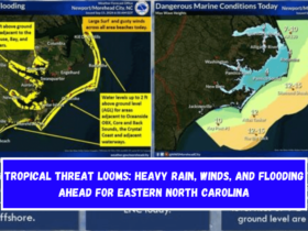 Tropical Threat Looms Heavy Rain, Winds, and Flooding Ahead for Eastern North Carolina