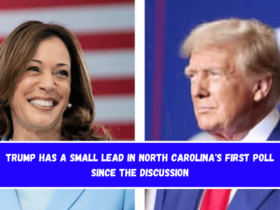 Trump has a small lead in North Carolina's first poll since the discussion