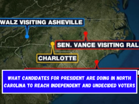 What candidates for president are doing in North Carolina to reach independent and undecided voters