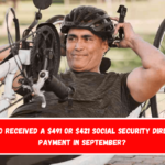 Who received a $491 or $421 Social Security direct payment in September