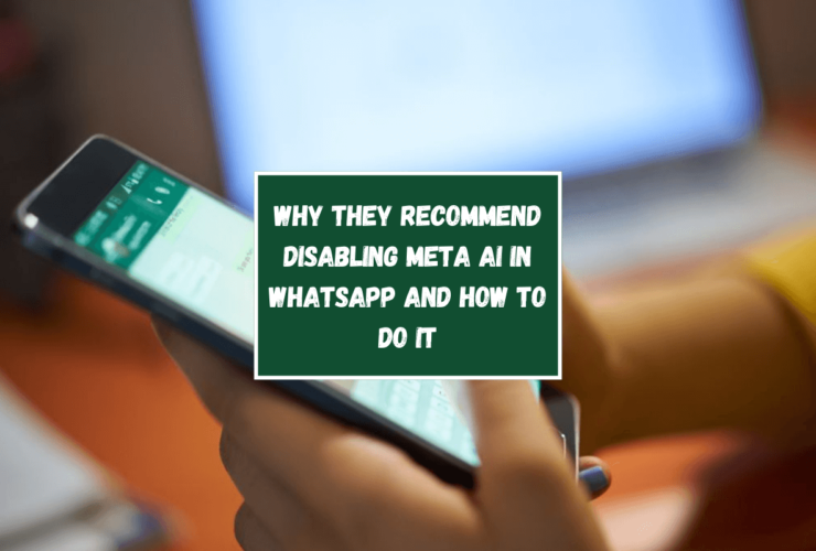 Why they recommend disabling Meta AI in WhatsApp and how to do it