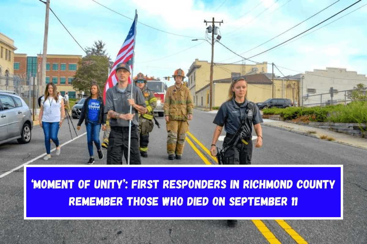 ‘MOMENT OF UNITY’ First responders in Richmond County remember those who died on September 11