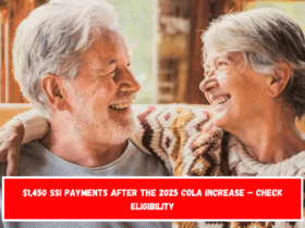 $1,450 SSI payments after the 2025 COLA increase – Check eligibility