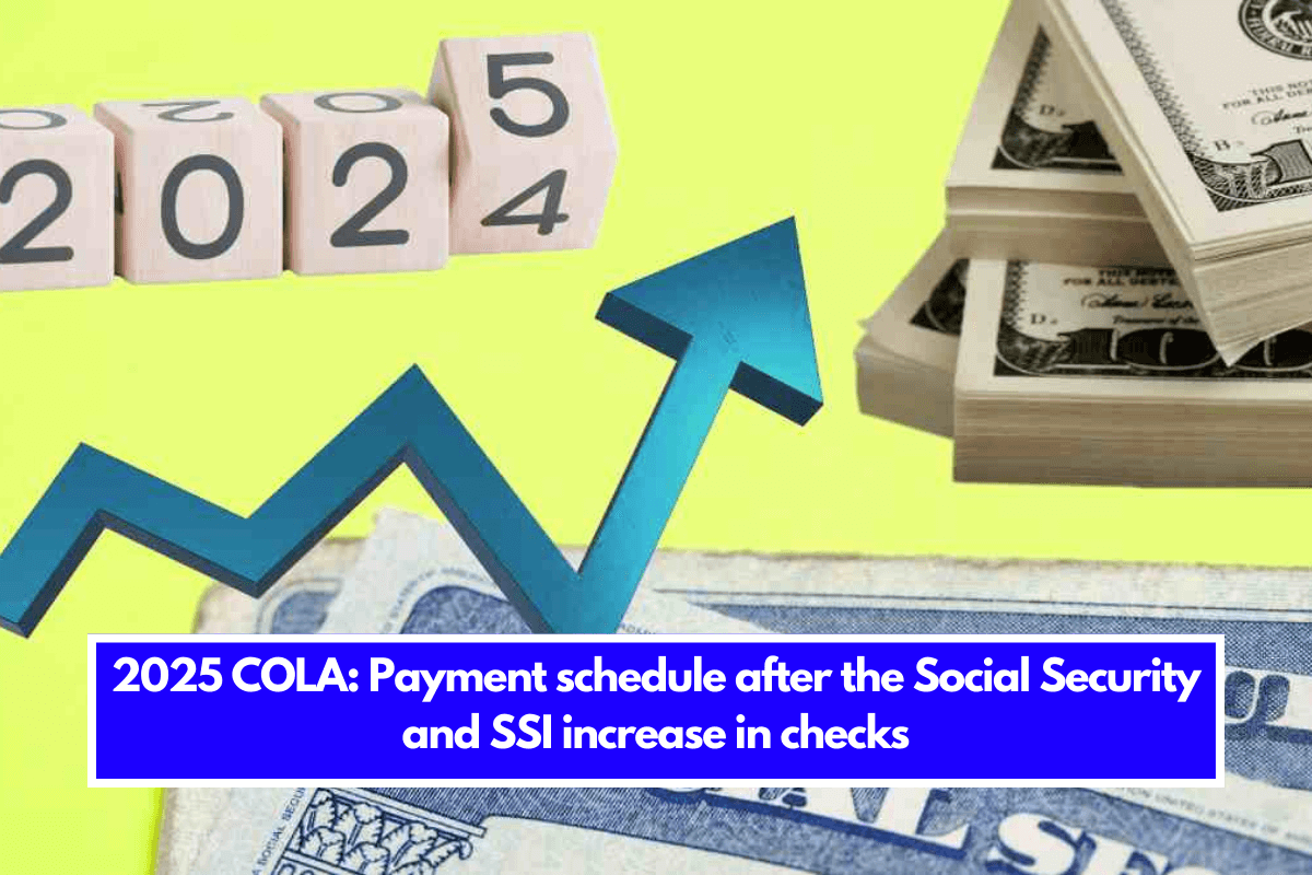 2025 COLA: Payment schedule after the Social Security and SSI increase in checks