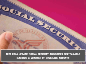 2025 COLA update Social Security announces new taxable maximum & quarter of coverage amounts