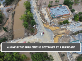 A home in the Quad Cities is destroyed by a hurricane