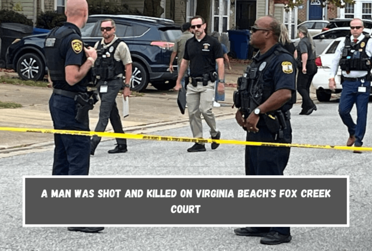 A man was shot and killed on Virginia Beach's Fox Creek Court