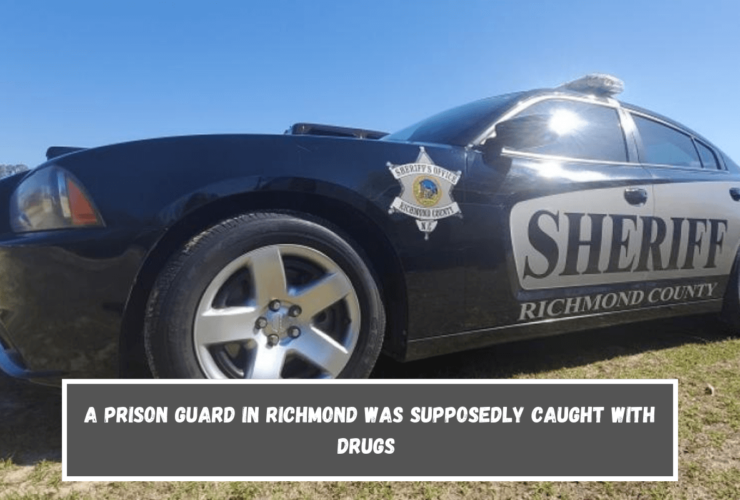 A prison guard in Richmond was supposedly caught with drugs