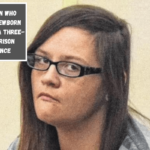 A woman who hurt a newborn received a three-year prison sentence