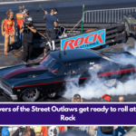 Drivers of the Street Outlaws get ready to roll at the Rock