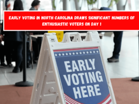 Early voting in North Carolina draws significant numbers of enthusiastic voters on day 1