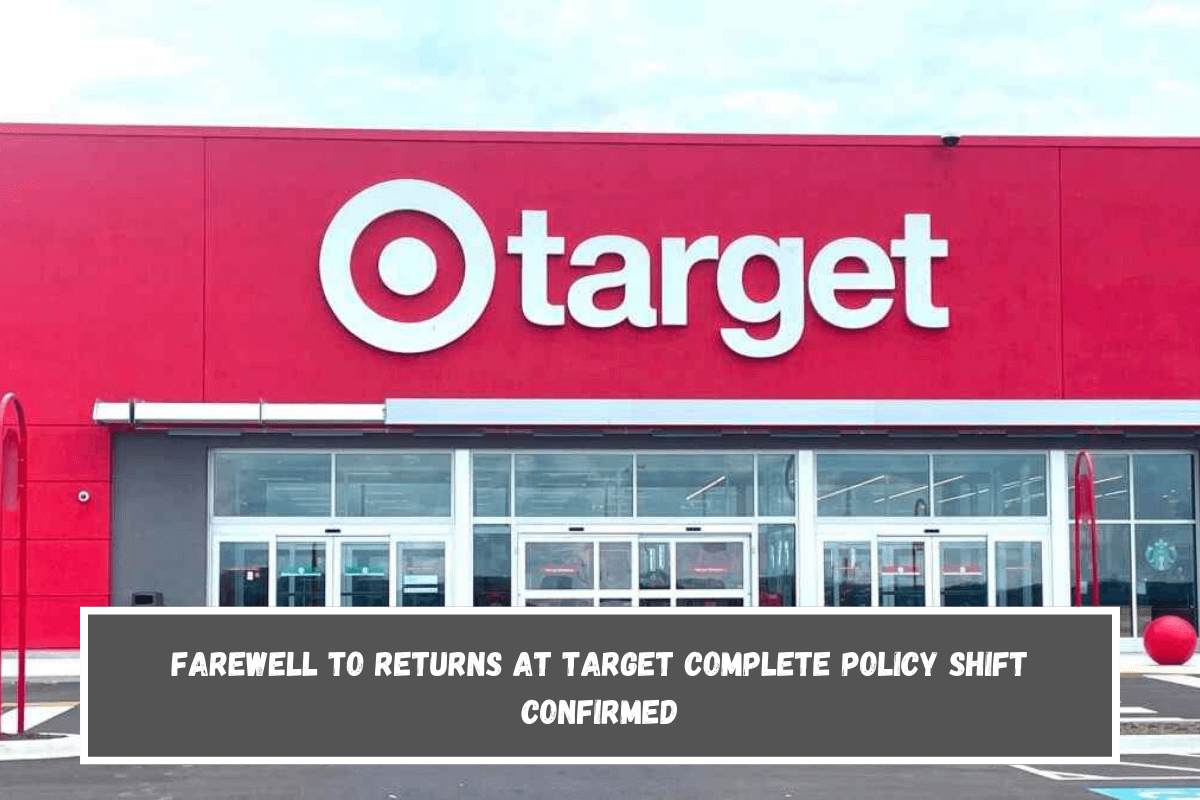 Farewell to Returns at Target Complete Policy Shift Confirmed