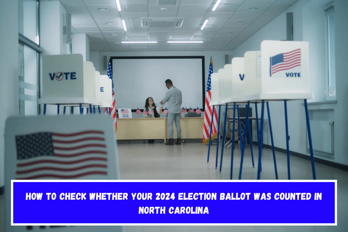 How to Check whether Your 2024 Election Ballot Was Counted in North Carolina