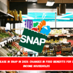 Increase in SNAP in 2025 Changes in food benefits for low-income households