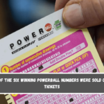 None of the six winning Powerball numbers were sold on any tickets