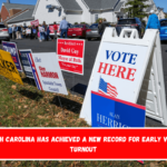 North Carolina has achieved a new record for early voter turnout