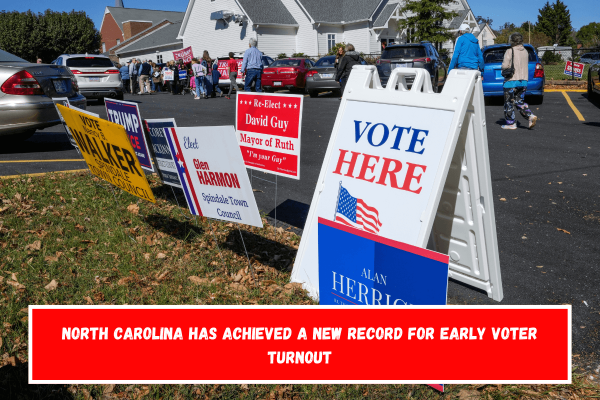 North Carolina has achieved a new record for early voter turnout