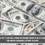 Officials say a $20 bill found on ground results in a $1 million win for North Carolina lottery player