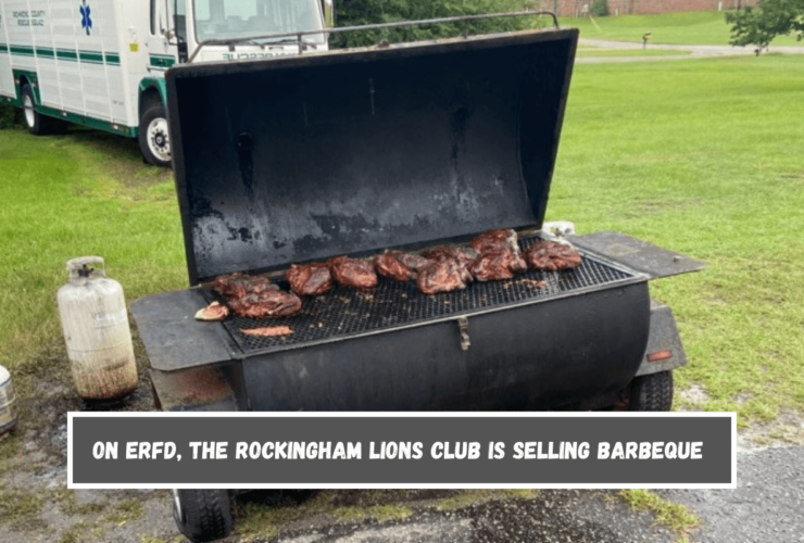 On ERFD, the Rockingham Lions Club is selling barbeque