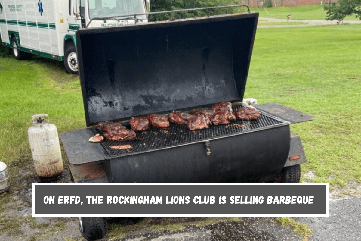 On ERFD, the Rockingham Lions Club is selling barbeque