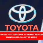 Over 100,000 Toyota and Lexus automobiles recalled for engine failure—full list of models