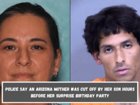 Police say an Arizona mother was cut off by her son hours before her surprise birthday party