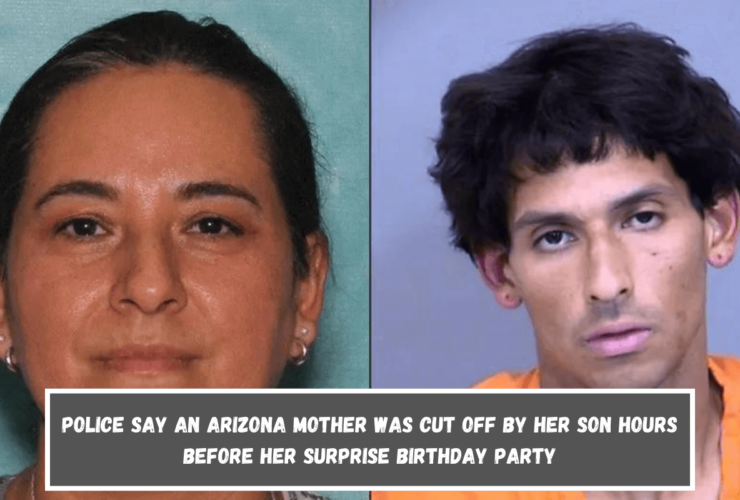 Police say an Arizona mother was cut off by her son hours before her surprise birthday party