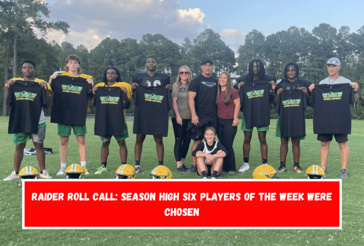 Raider Roll Call Season high six players of the week were chosen