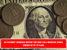 SSI payment schedule before the 2025 COLA increase comes, checks of up to $1,415