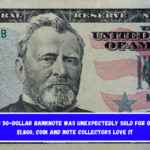 This 50-dollar banknote was unexpectedly sold for over $1,800, coin and note collectors love it