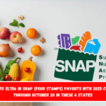 Up to $1,756 in SNAP (Food Stamps) payouts with 2025 COLA through October 20 in these 4 states