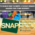 Up to $2,588 in SNAP payments 4 paydays remain for qualified Food Stamp recipients