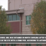 A middle school girl was detained in North Carolina after stabbing a child in the eye with a comb pick, according to authorities