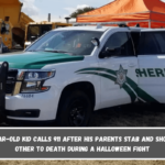 An 11-year-old kid calls 911 after his parents stab and shoot each other to Death during a Halloween fight