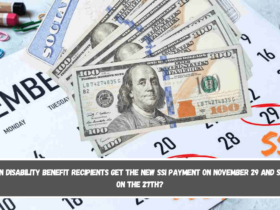 Can disability benefit recipients get the new SSI payment on November 29 and SSDI on the 27th