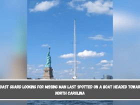 Coast Guard looking for missing man last spotted on a boat headed toward North Carolina