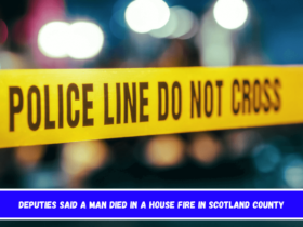 Deputies said a man died in a house fire in Scotland County