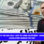 Farewell to the 2024 COLA -Cost-of-Living Adjustment- Social Security calculations unveiled for 2025