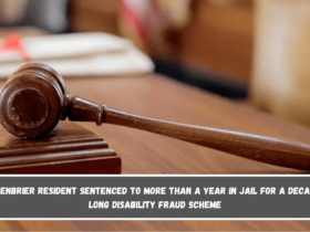 Greenbrier resident sentenced to more than a year in jail for a decade-long disability fraud scheme