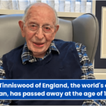 John Tinniswood of England, the world's oldest man, has passed away at the age of 112.