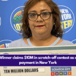 Lottery Winner claims $10M in scratch-off contest as one-time payment in New York