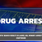 Narcotic search results in Laurel Hill woman's arrest at a courthouse