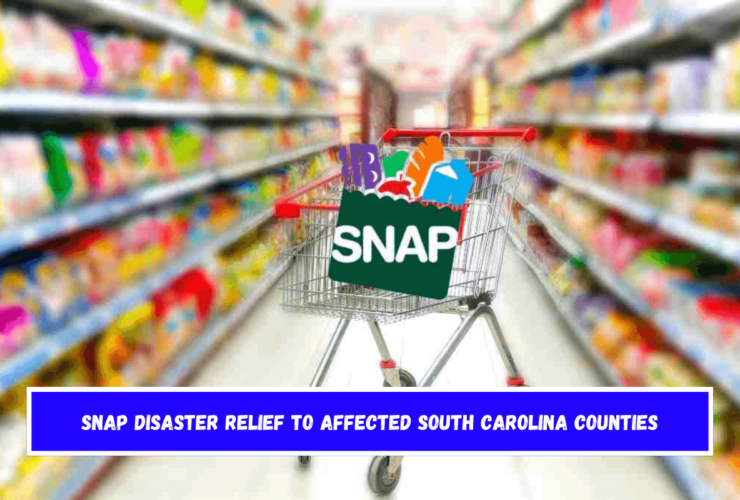 SNAP Disaster Relief to Affected South Carolina Counties