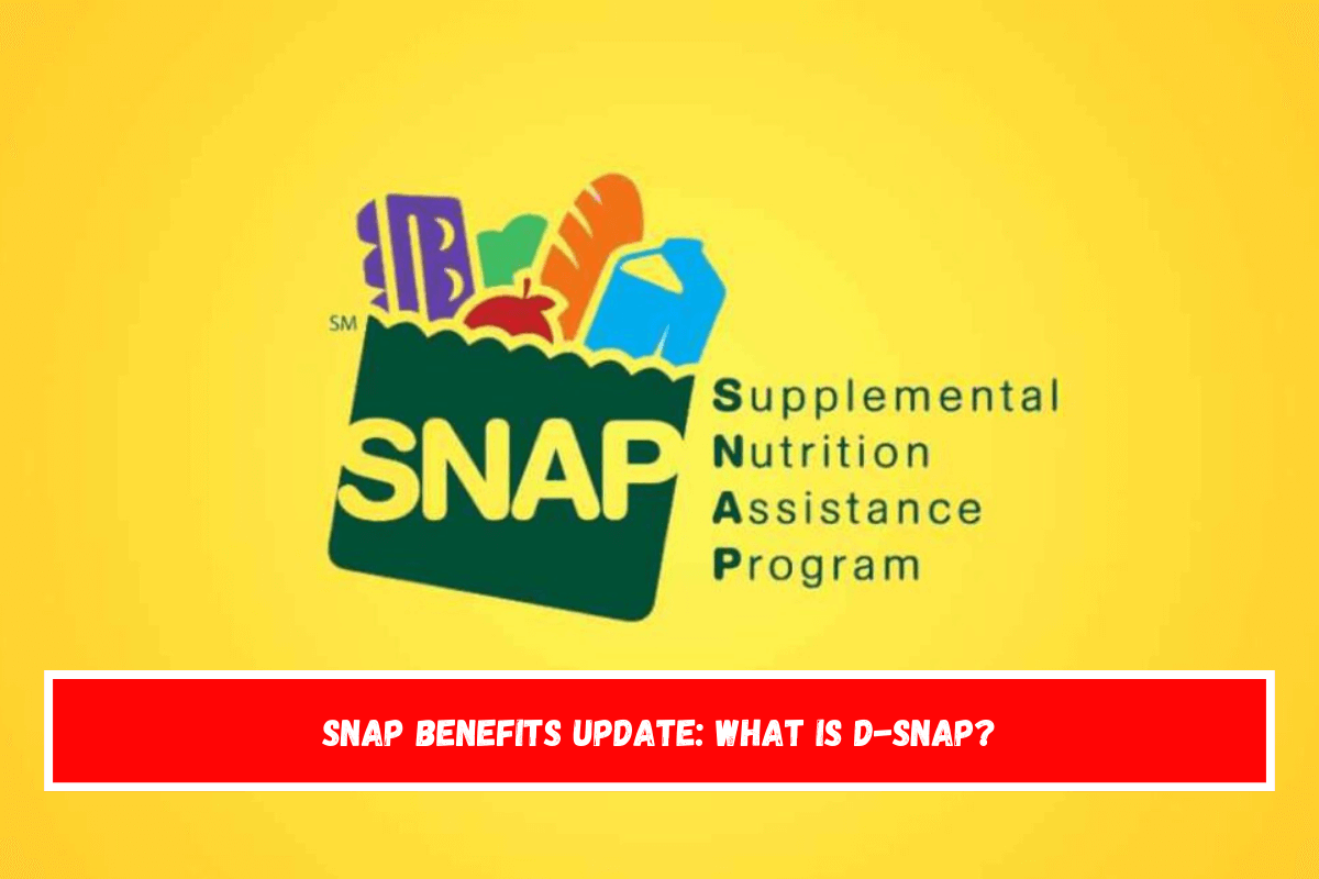 SNAP benefits update What is D-SNAP