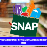 SNAP program increases income limits and benefits Now Up to $2,500