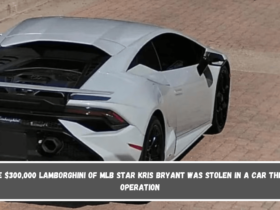 The $300,000 Lamborghini of MLB star Kris Bryant was stolen in a car theft operation