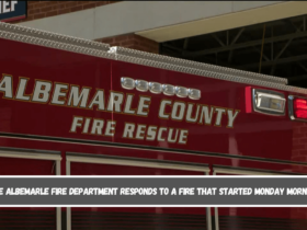 The Albemarle Fire Department responds to a fire that started Monday morning