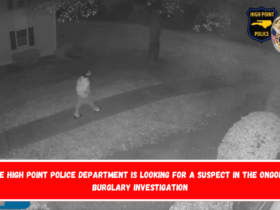 The High Point Police Department is looking for a suspect in the ongoing burglary investigation