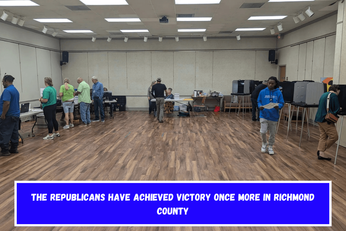 The Republicans have achieved victory once more in Richmond County