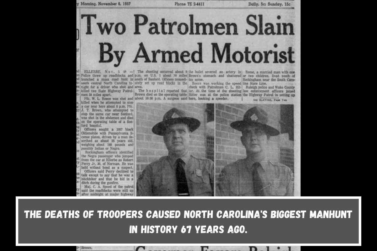 The deaths of troopers caused North Carolina’s biggest manhunt in history 67 years ago